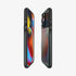 ACS06589 - iPhone 15 Pro Max Case Slim Armor CS in black showing the back with card in slot